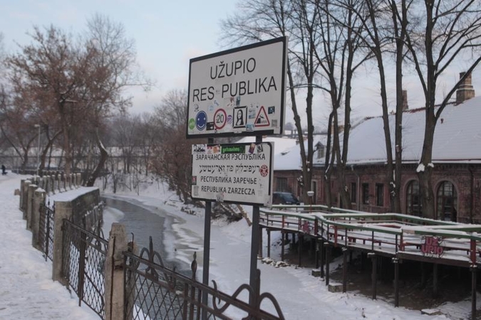 Užupis - „keistų“ gyventojų      miestas