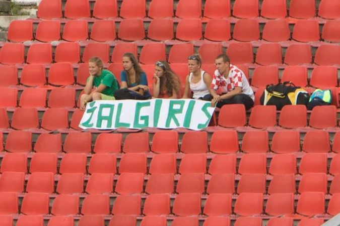 Protestavo Vilniaus „Žalgirio“ sirgaliai