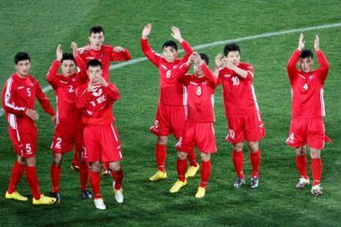 Kur prapuolė keturi Šiaurės Korėjos rinktinės futbolininkai?