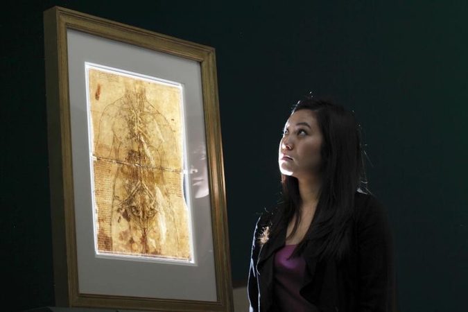 Leonardo da Vinci – neatrastas anatomas?