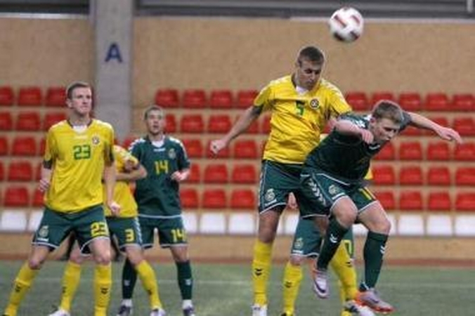 Nacionalinės futbolo rinktinės rezervas įveikė jaunimą