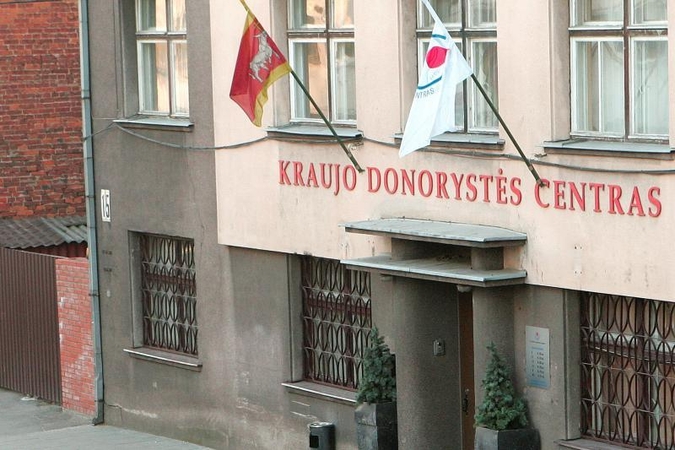 Kraujo donorystės centrui iškelta bankroto byla