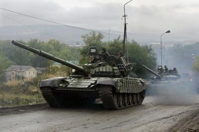 Su Gruzija kariavę Rusijos kariai liko „ant ledo“