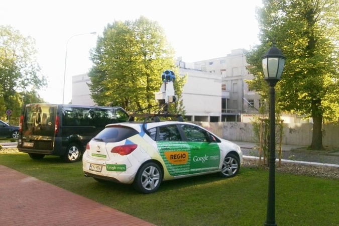 Uostamiestyje užfiksuotas „Google“ automobilis