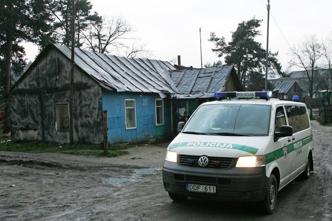 Čigonų tabore Vilniuje policija aptiko narkotikų
