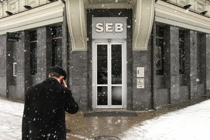 Laikinai buvo sutrikusi SEB banko skyriaus Kaune veikla