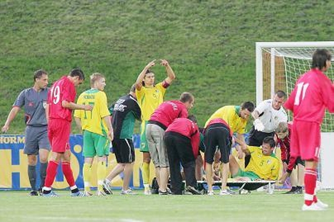 A.Skerla patyrė rimtą traumą 