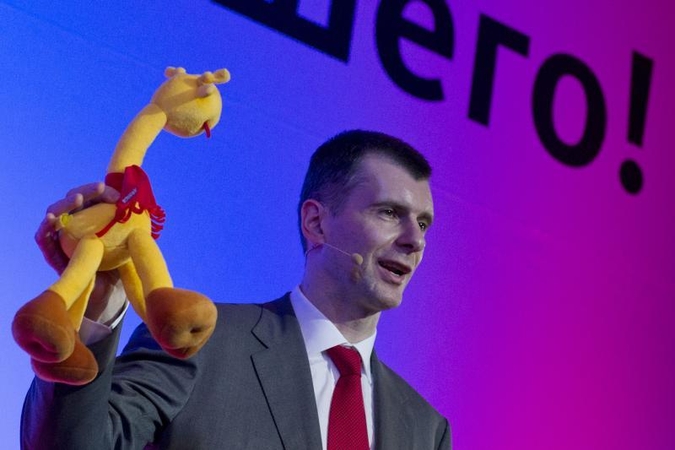 M.Prochorovas pasiekė netikėtą politinį proveržį