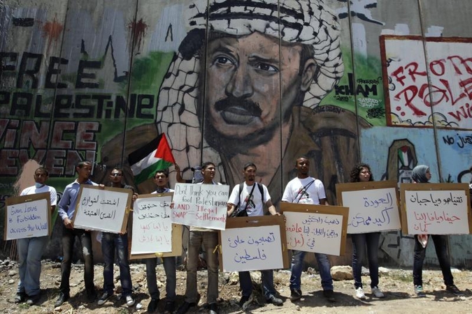 Palestiniečių vadovas daro spaudimą Izraelio delegacijai