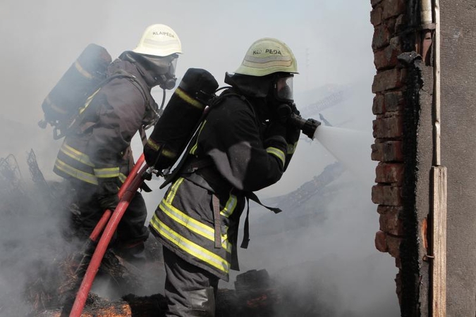 Užsiliepsnojus gyvenamajam namui sudegė moteris
