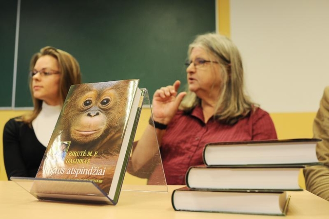 B.Galdikas: orangutanus saugokime nepirkdami palmių aliejaus