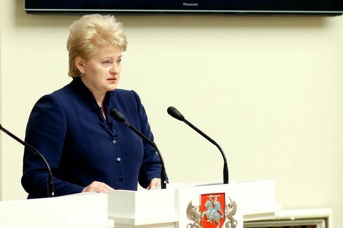 D. Grybauskaitė: nemanau, kad egzistuoja euro krizė