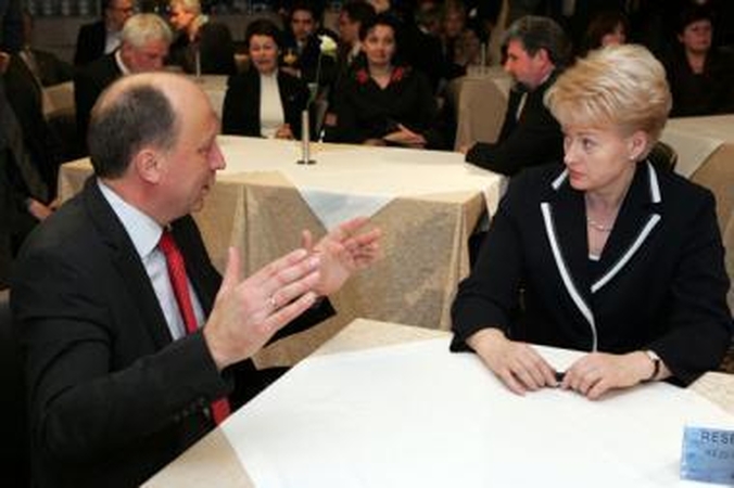 A.Kubilius D.Grybauskaitę pasveikino kaip prezidentę