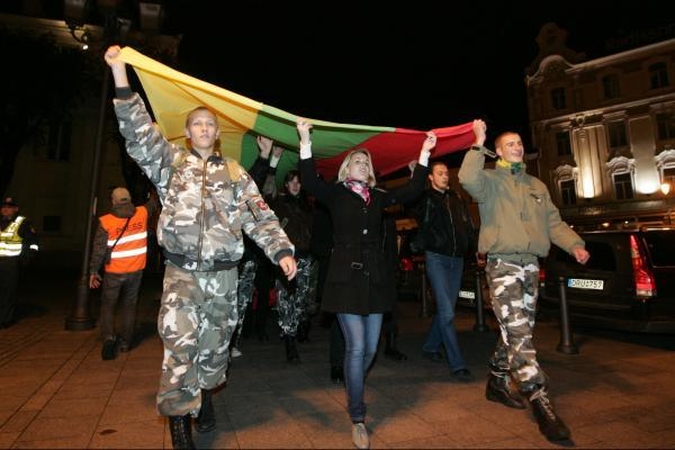 Ramiose nacionalistų eitynėse "garbingiausiu" svečiu buvo K.Uoka  