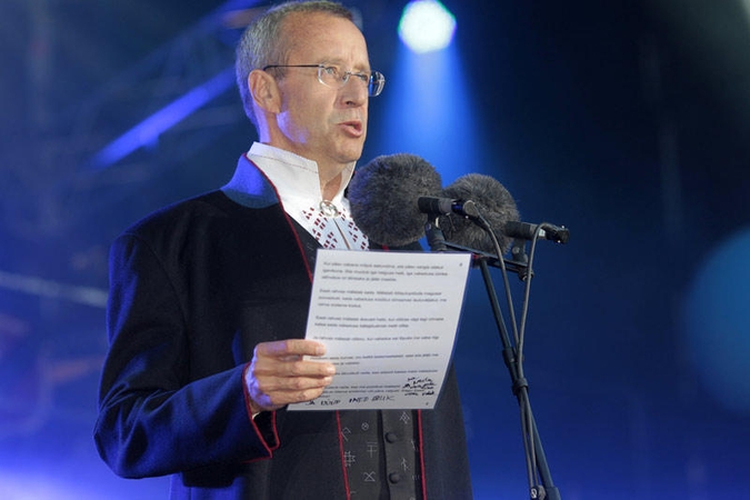 Estijos ministrė: T.H.Ilvesas - valstybės vyras, o ne cirkininkas