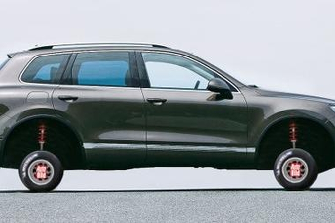 Įsivaizduoji automobilį su 10 colių padangomis? 