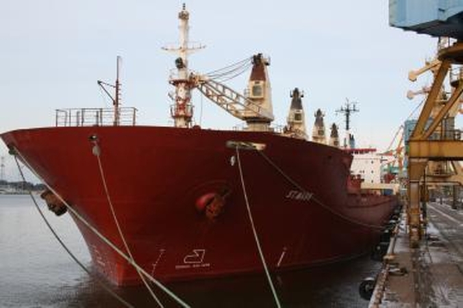 Klaipėdoje sulaikytas Monrovijoje registruotas laivas
