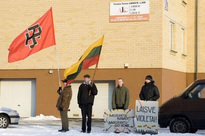 M.Murza Vilniuje protestavo prieš Gvantanamo kalinius