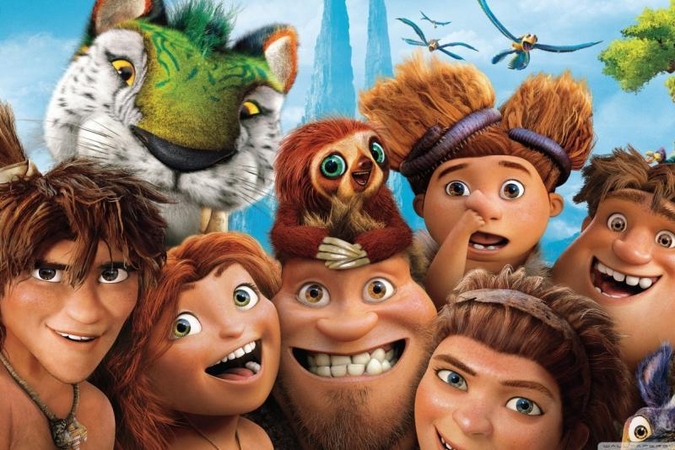 Filmas „Krudžiai“ - urvinės civilizacijos linksmybės (recenzija)