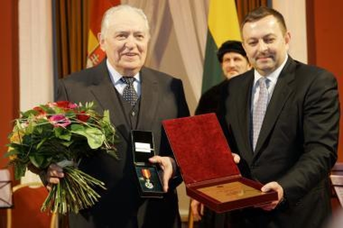 S. Sondeckį apdovanojo naujas Vilniaus meras