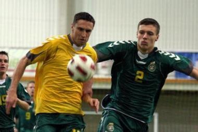 Lietuvos B ir jaunimo futbolo rinktinės dar kartą sužais draugiškas rungtynes