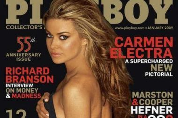C.Electra po 12 metų vėl pozavo „Playboy“ 