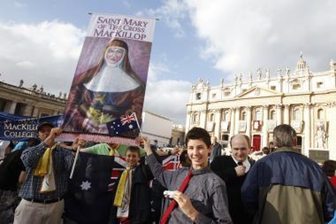 Popiežius kanonizavo pirmąją Australijos šventąją