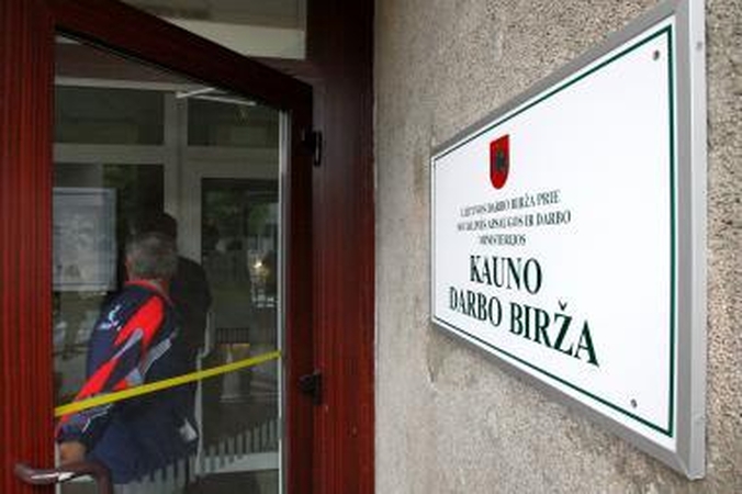Nedarbas Kauno mieste ir rajone - 10,3 procento