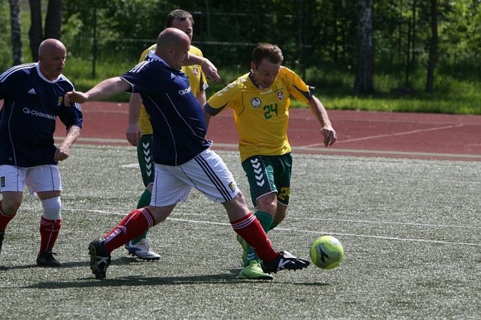 Žurnalistų futbolo turnyre Druskininkuose titulą apgynė lenkai
