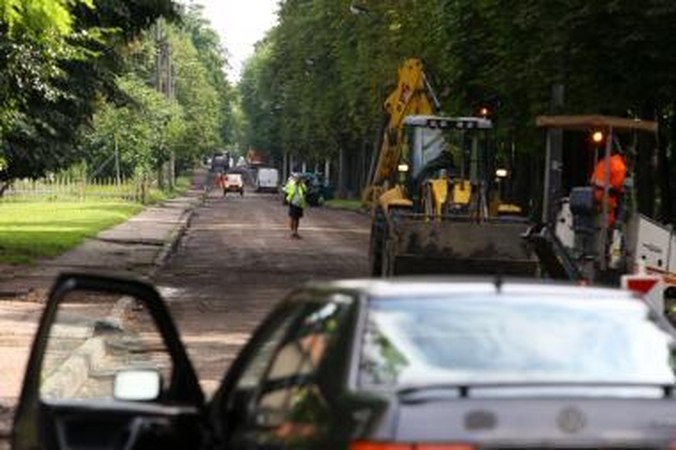 Vydūno alėjos remontas turėtų būti baigtas šią savaitę