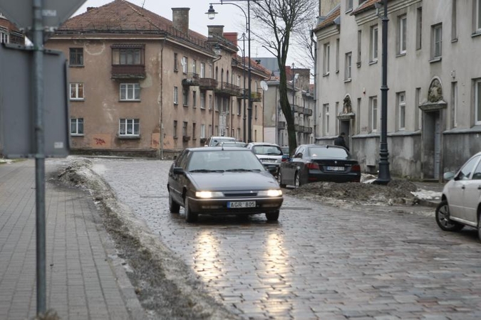J.Janonio gatve jau gali važiuoti automobiliai