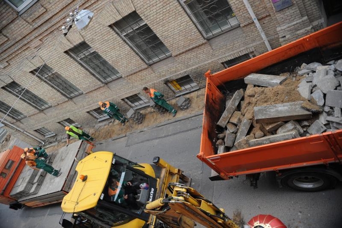 Labdarių gatvės rekonstrukcija truks iki rugsėjo