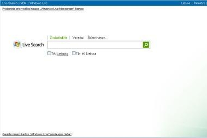 "Microsoft" išbando naują interneto paieškos variklį