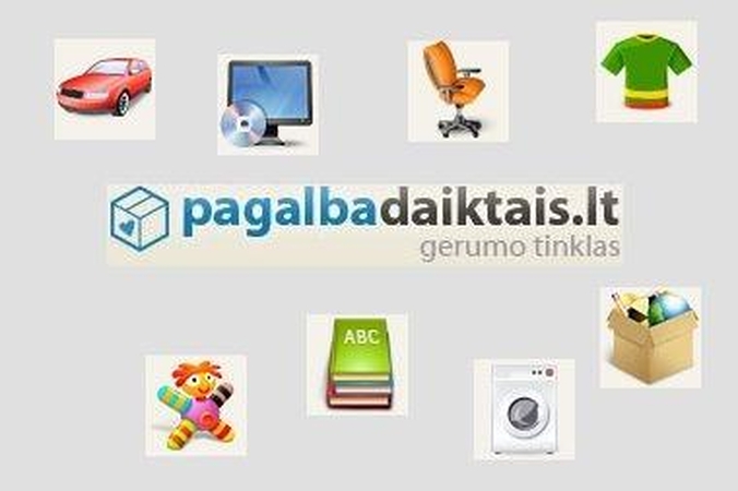 Pagalbą daiktais teikiantis tinklalapis jau veikia