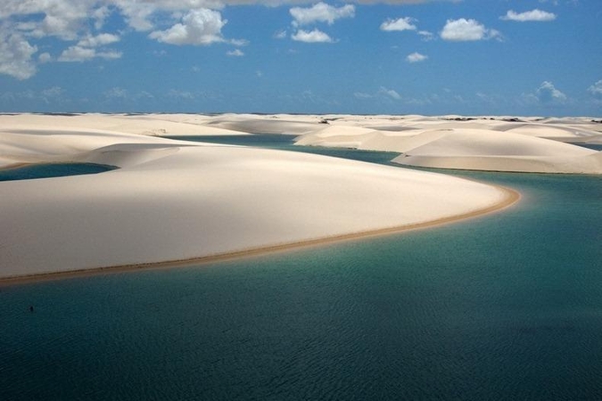Lençóis Maranhenses nacionalinis parkas: užtvindyta dykuma