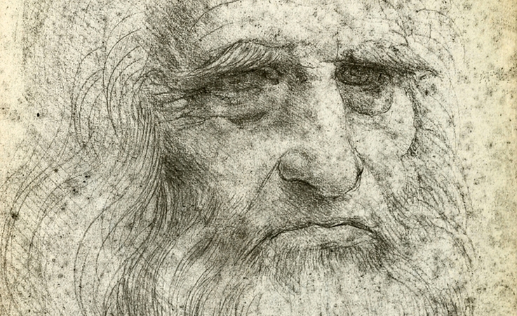 L. da Vinci autoportretas              „susirgo“ 