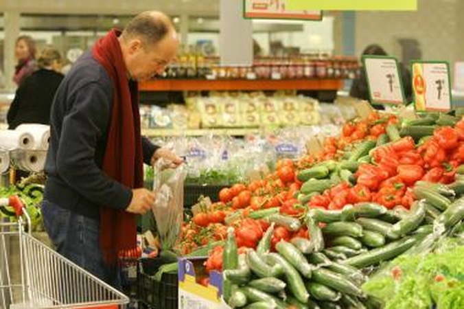 Žemės ūkio produkcija per metus atpigo 14 proc.