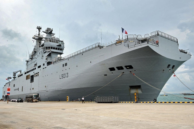 Rusija susitarė su Prancūzija dėl jūrų desanto laivų "Mistral" pirkimo