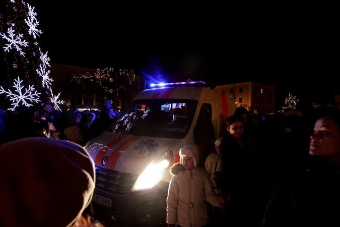 Šventėje fejerverko dalis sužalojo moterį