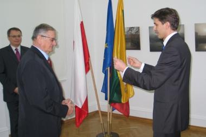 Lenkų profesoriui - Lietuvos diplomatų apdovanojimas