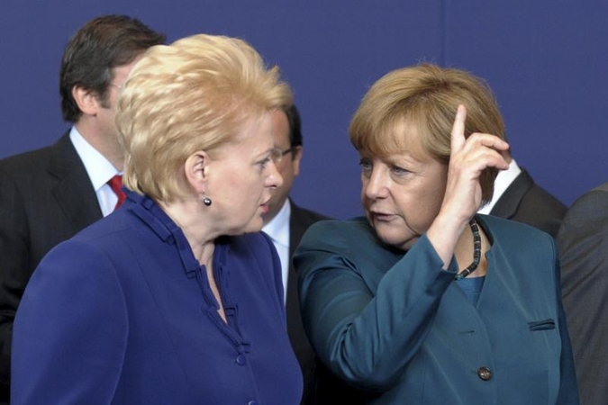 Dalia Grybauskaitė ir Angela Merkel