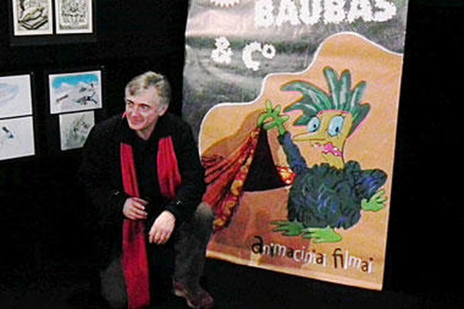 Lietuvių animacijos klasiko I.Bereznicko kūrybos vakare dalyvavo ir pats Baubas