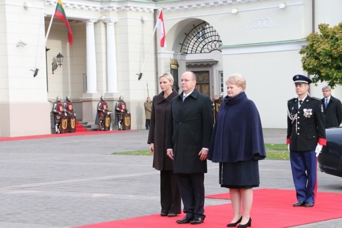 Prezidentė Monako princui: mus sieja tos pačios vertybės