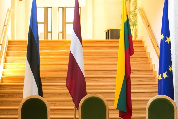 Prieš euro įvedimą Latvijoje protestavusieji sudegino ES vėliavą