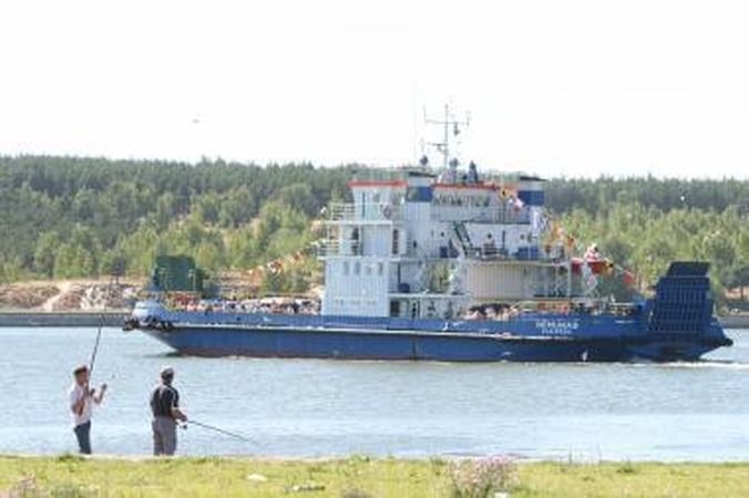 Senasis keltas „Nemunas“ išplukdytas į Rusiją