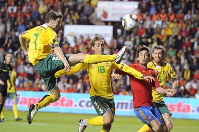 Rungtynėse su Armėnija Lietuvos futbolo rinktinė žais kitokios sudėties