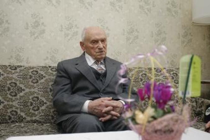 Pasveikintas šimtametis klaipėdietis