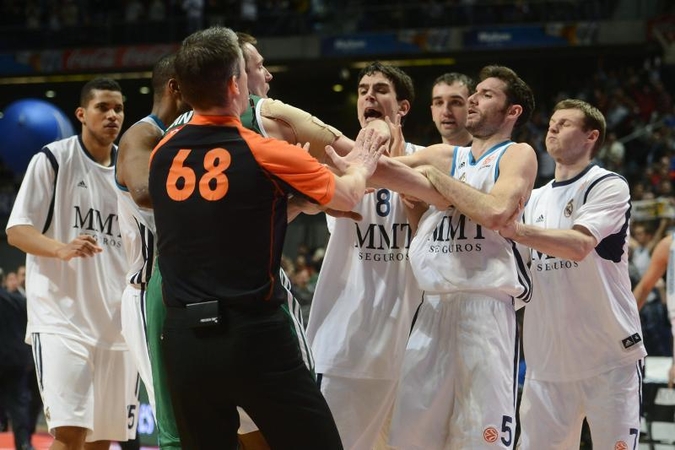 "Žalgirio" kovos su "Real" būna karštos.