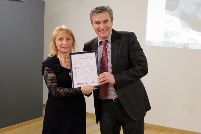 Palangiškei įteikta literatūrinė I.Simonaitytės premija 