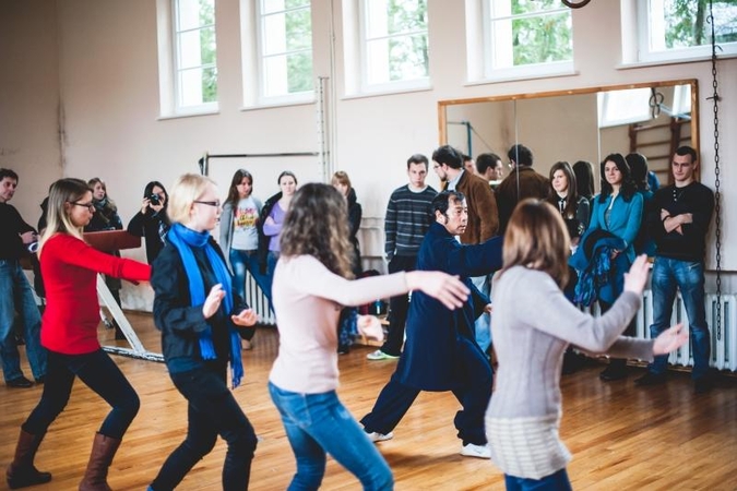 Studentai bandė įminti kinų kovos menų paslaptis